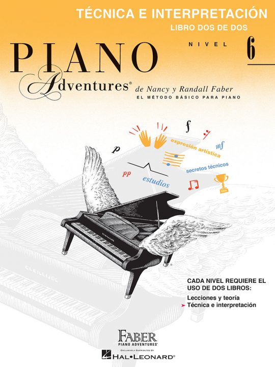 Piano Adventures® Libro de técnica e interpretación, Nivel 6