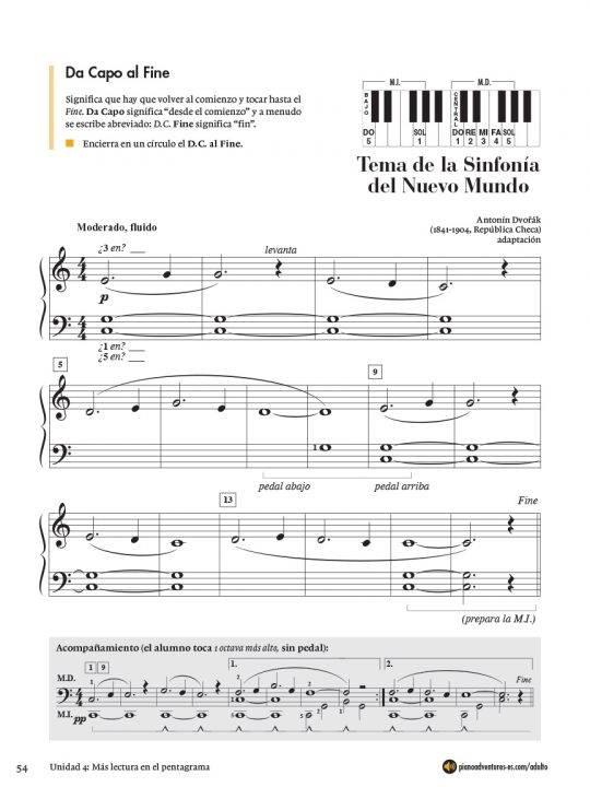 Adult Piano Adventures® Course Book 1 (Spanish) 4